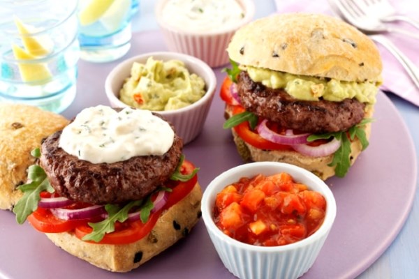 Tasty Topped BBQ Burgers