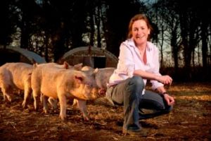 Jilly Cooper picks Lincolnshire Pig Farmer to be Face of British Food Fortnight 2011