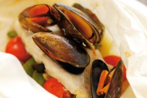 Mussel-Topped Coley Parcels