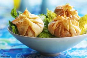 Sweet Potato & Chilli Marinated Tofu Parcels