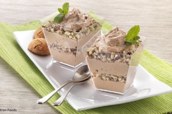 Tofu, Chocolate & Hazelnut Mousse