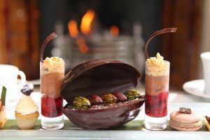 Chocolate and Lavender Tart, Truffles and Cocoa Macaroons - It's National Chocolate Week at The Royal Horseguards