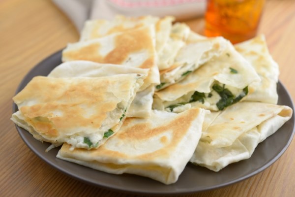 Istanbul Minced Lamb and Spinach Gozleme by Laurence O'Bryan