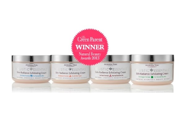 HOLISTIC ESSENTIALS Skin-Radiance Exfoliating Creams win Natural Beauty Award