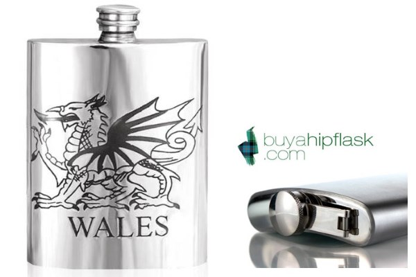 Win Your Own Personal Hip Flask to Toast St David's Day 2014