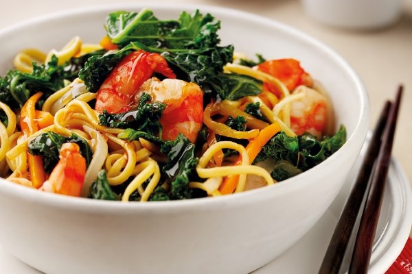 Prawn and Kale Stir Fry