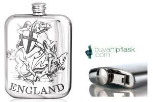 Win Your Own Personal Hip Flask to Toast St George's Day 2014