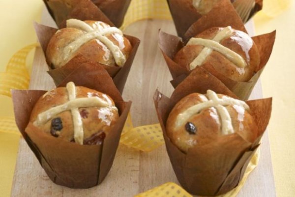 Clover Seedburst Hot Cross Muffins