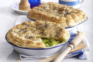 Creamy Fish and Spinach Pie