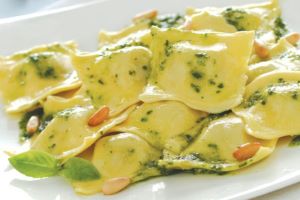 Giovanni Rana's Mozzarella, Tomato and Olive Ravioli