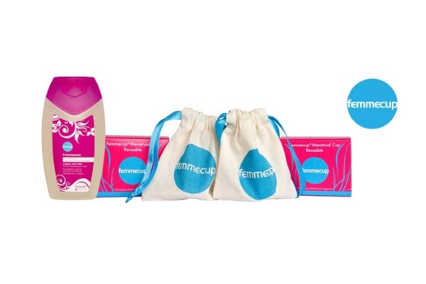 Win a Femmecup Twinpack and 200ml Bottle of Femmewash