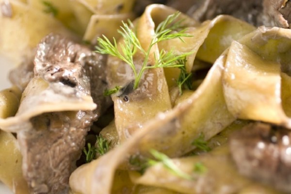 Veal Stroganoff