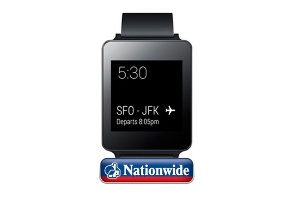 Win an LG G Smart Watch with the Nationwide Building Society - Worth £110