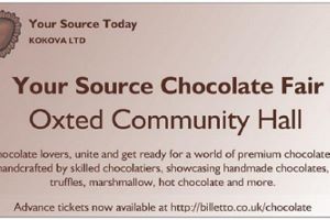 Win a Pair of Enhanced Experience VIP Tickets to the Your Source Chocolate Fair in Oxted Surrey