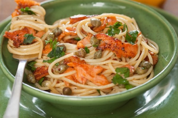 Potted Smoked West Cumbrian Salmon Carbonara