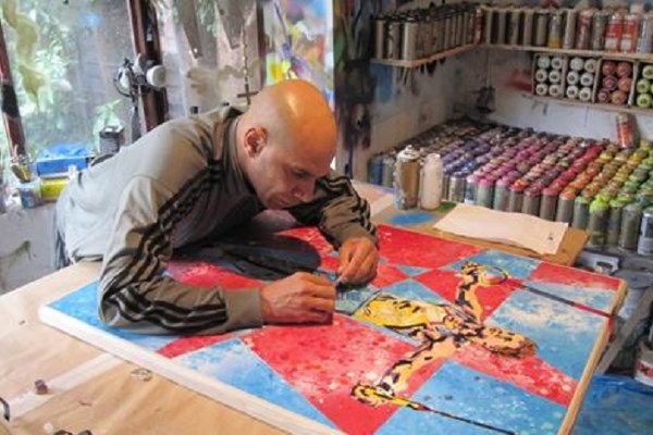 Britain's Olympic Hopefuls Painted by Urban Art Pioneer Goldie