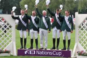 Ireland win the FEI Nations Cup of Great Britain