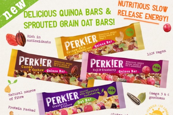 Advent Day 4 - Win a Selection of PERK!ER Quinoa and Sprouted Oat Bars