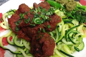 Paleo 'Spaghetti' and MeatBalls