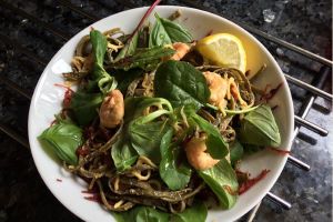 Thai Prawns with I Sea Pasta