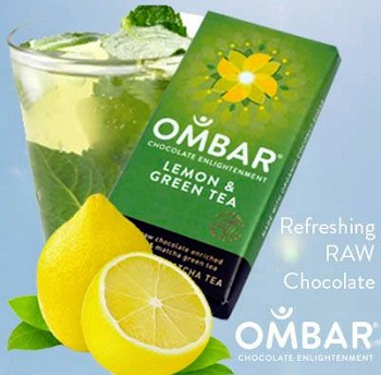 Ombar Lemon & Green Tea Chocolate