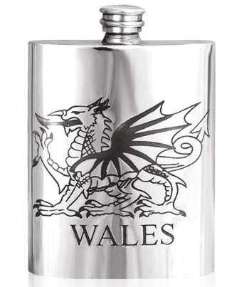 St David's Day Hip Flask