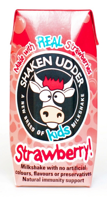 Shaken Udder Strawberry Shake