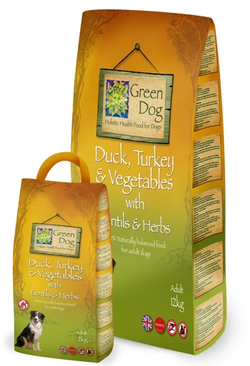 Green Dog Complete Dry Dog Food - Duck