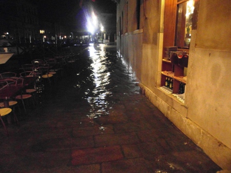 Water rising in Venice