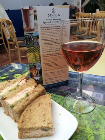 Working Lunch at Denbies by Jo Banks