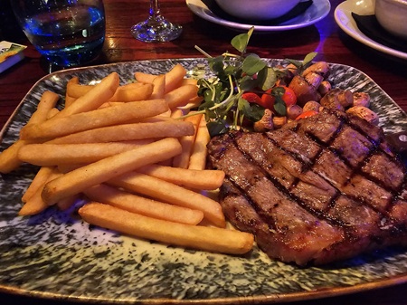 Steak and Chips @ Donnington Manor